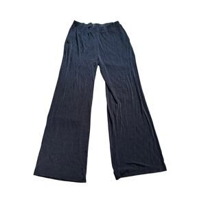 Chico's Pants Women's 2T Gray Wide Leg Wrinkle Free